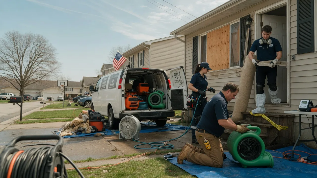 Water Damage Restoration in Mascoutah, IL near me